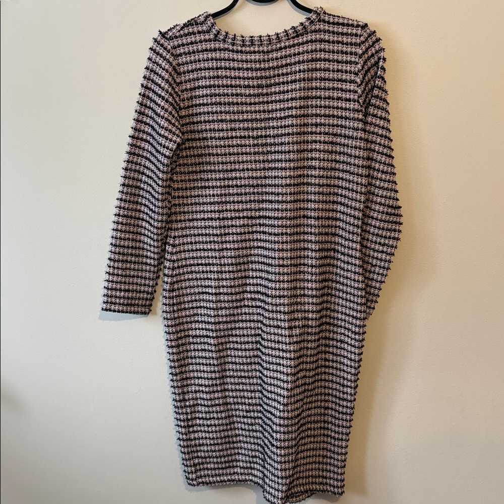 Zara Textured V-Neck Midi Dress/Cardigan – Size Medium (NWT) - Picture 6 of 6